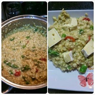 Receita de Risoto de Aspargos e Brie